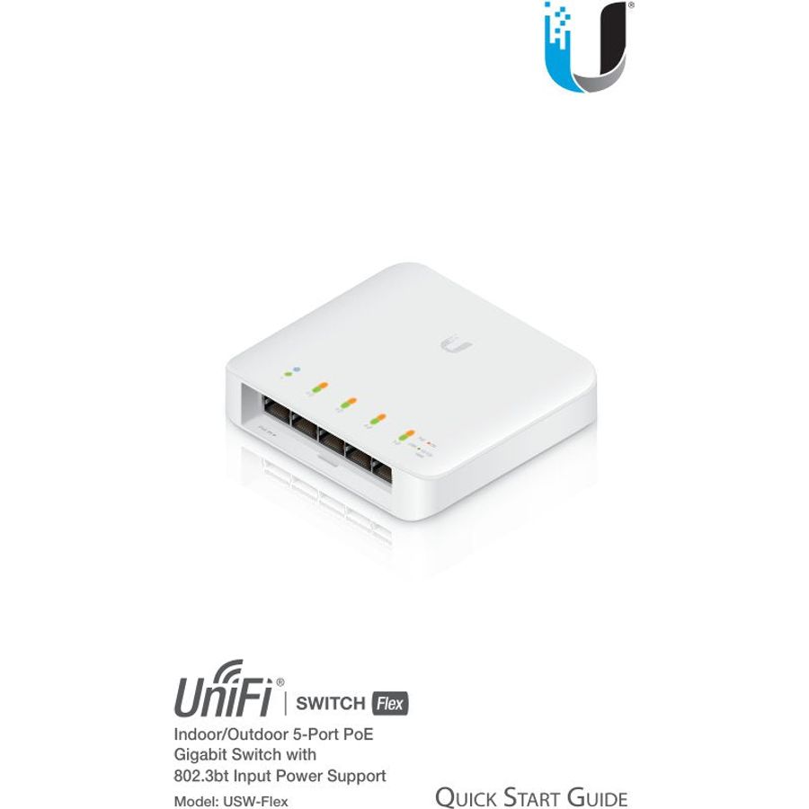 Ubiquiti UniFi Flex Switch 5 Port Gigabit 1PoE In 4PoE Out | USW-Flex