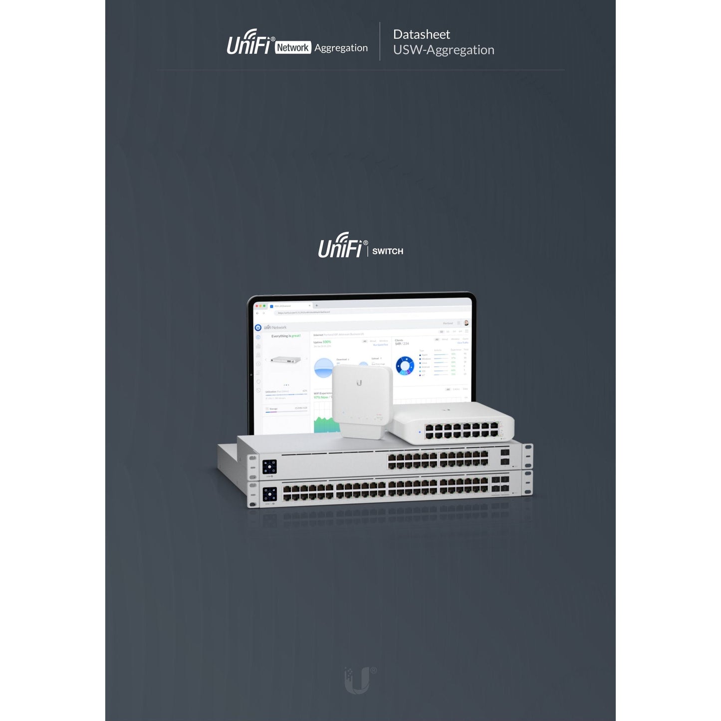 Ubiquiti UniFi Aggregation Switch 8SFP+ | USW-Aggregation