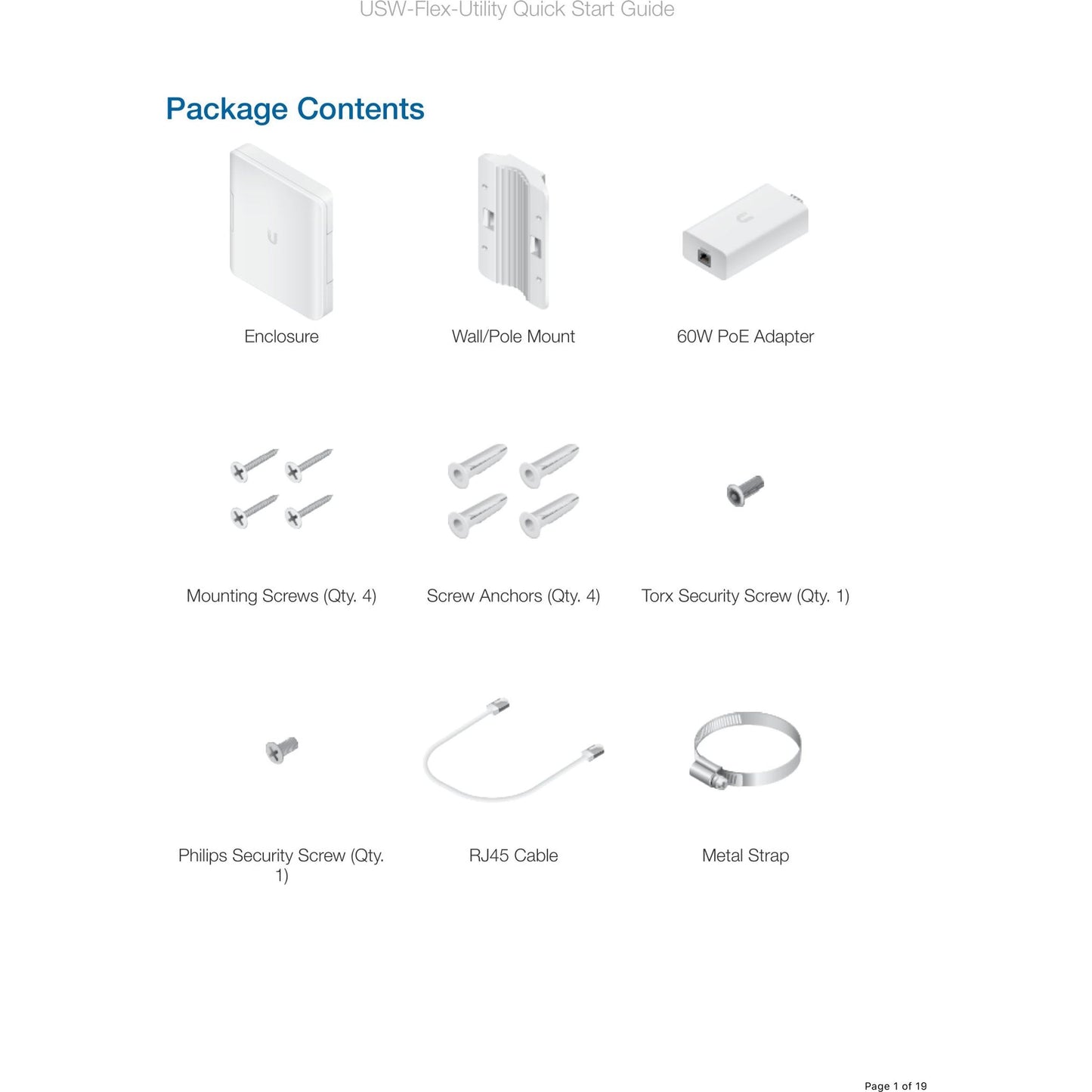 Ubiquiti UniFi Flex Switch Utility Outdoor Enclosure | USW-Flex-Utility