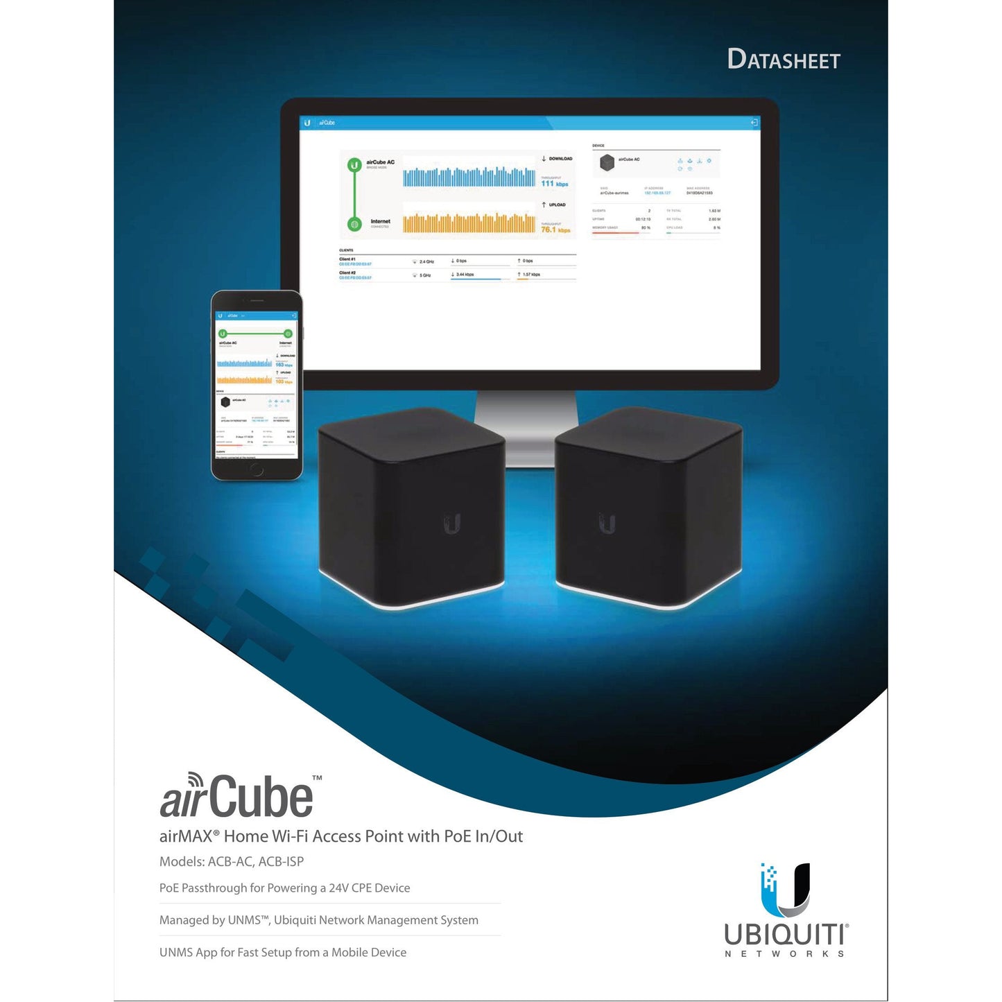 Ubiquiti UISP airCube ISP WiFi Access Point | ACB-ISP