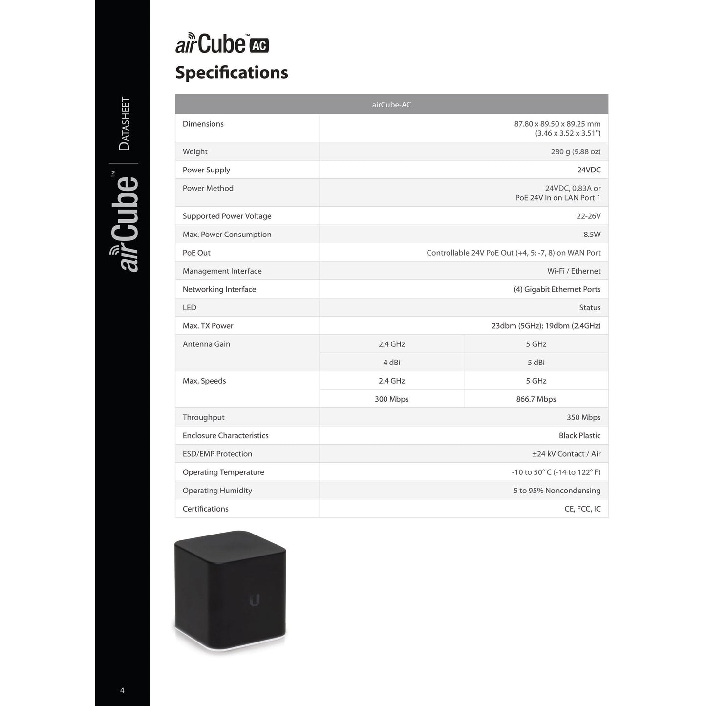 Ubiquiti UISP airCube ISP WiFi Access Point | ACB-ISP