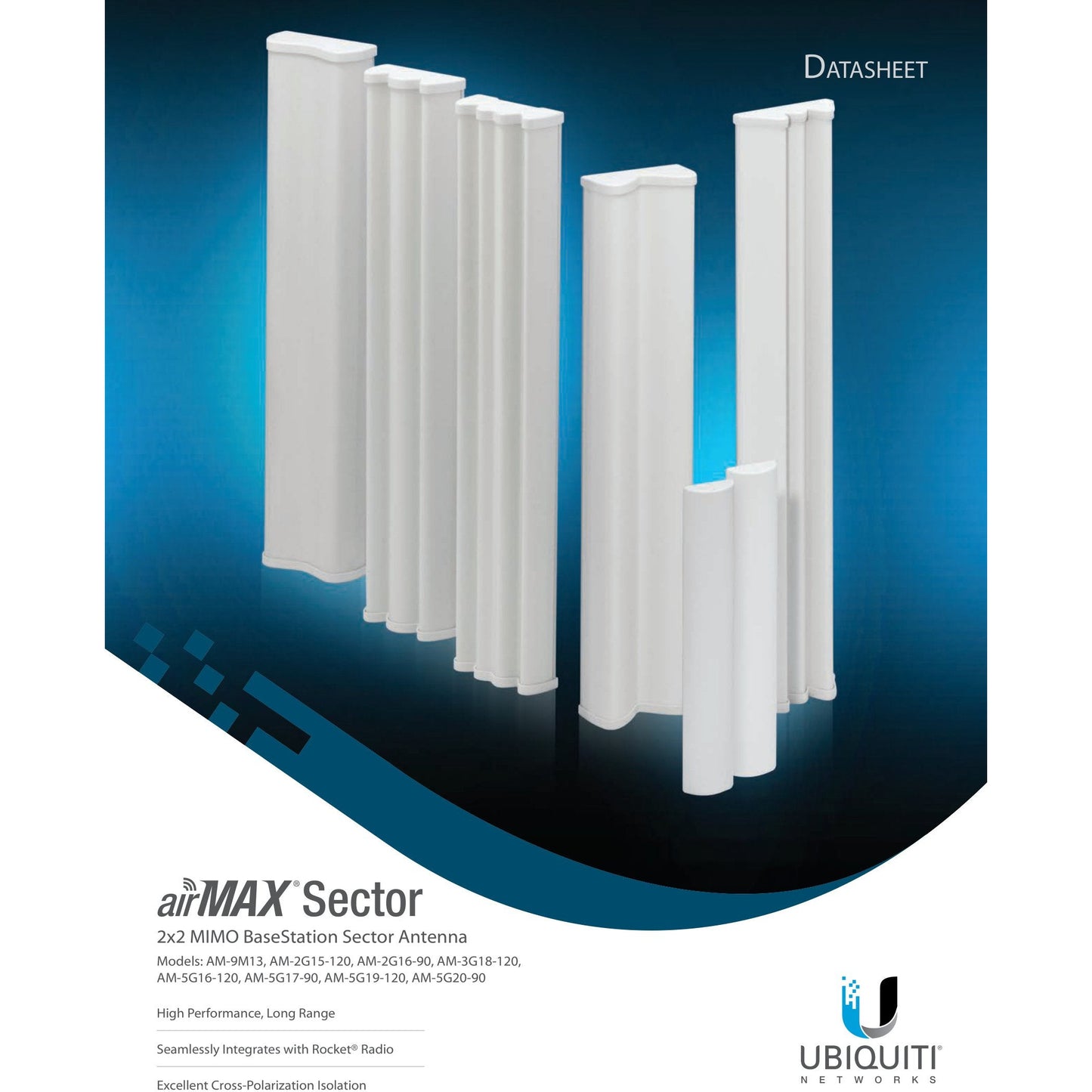 Ubiquiti UISP airMAX 5GHz 20dBi 90° Sector Antenna | AM-5G20-90