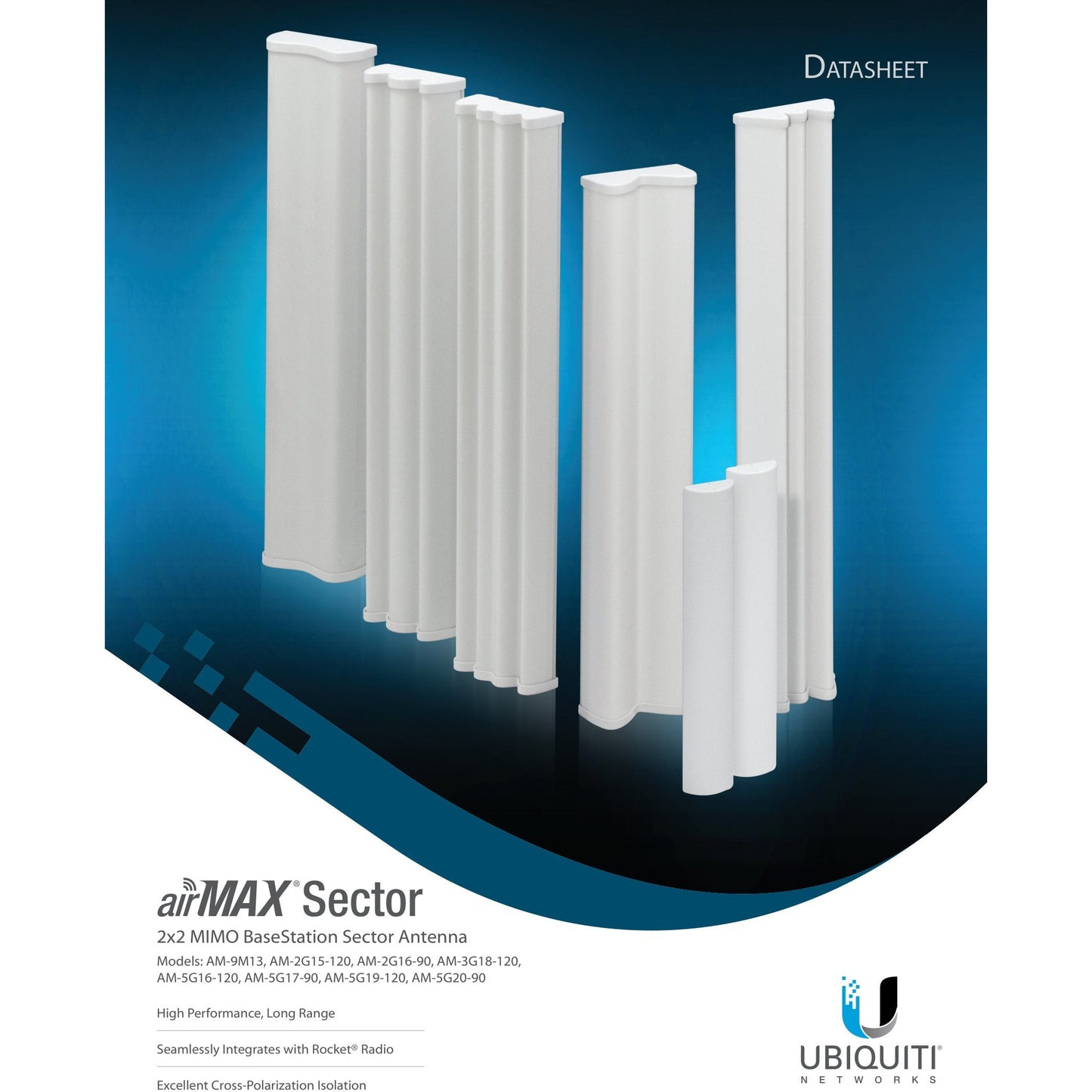 Ubiquiti UISP airMAX 5GHz 16dBi 120° Sector Antenna | AM-5G16-120