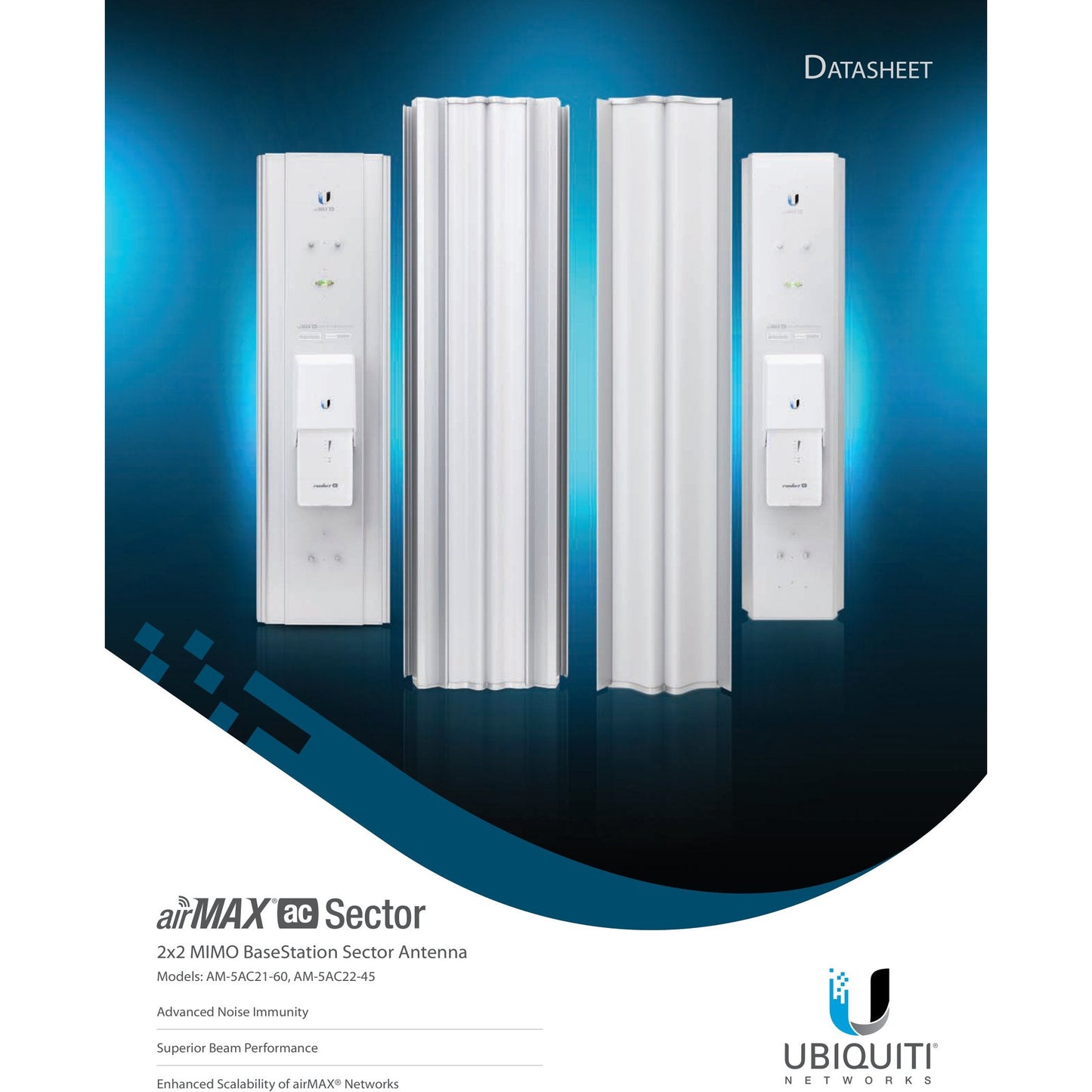 Ubiquiti UISP airMAX AC 5GHz 22dBi 45° Sector Antenna | AM-5AC22-45
