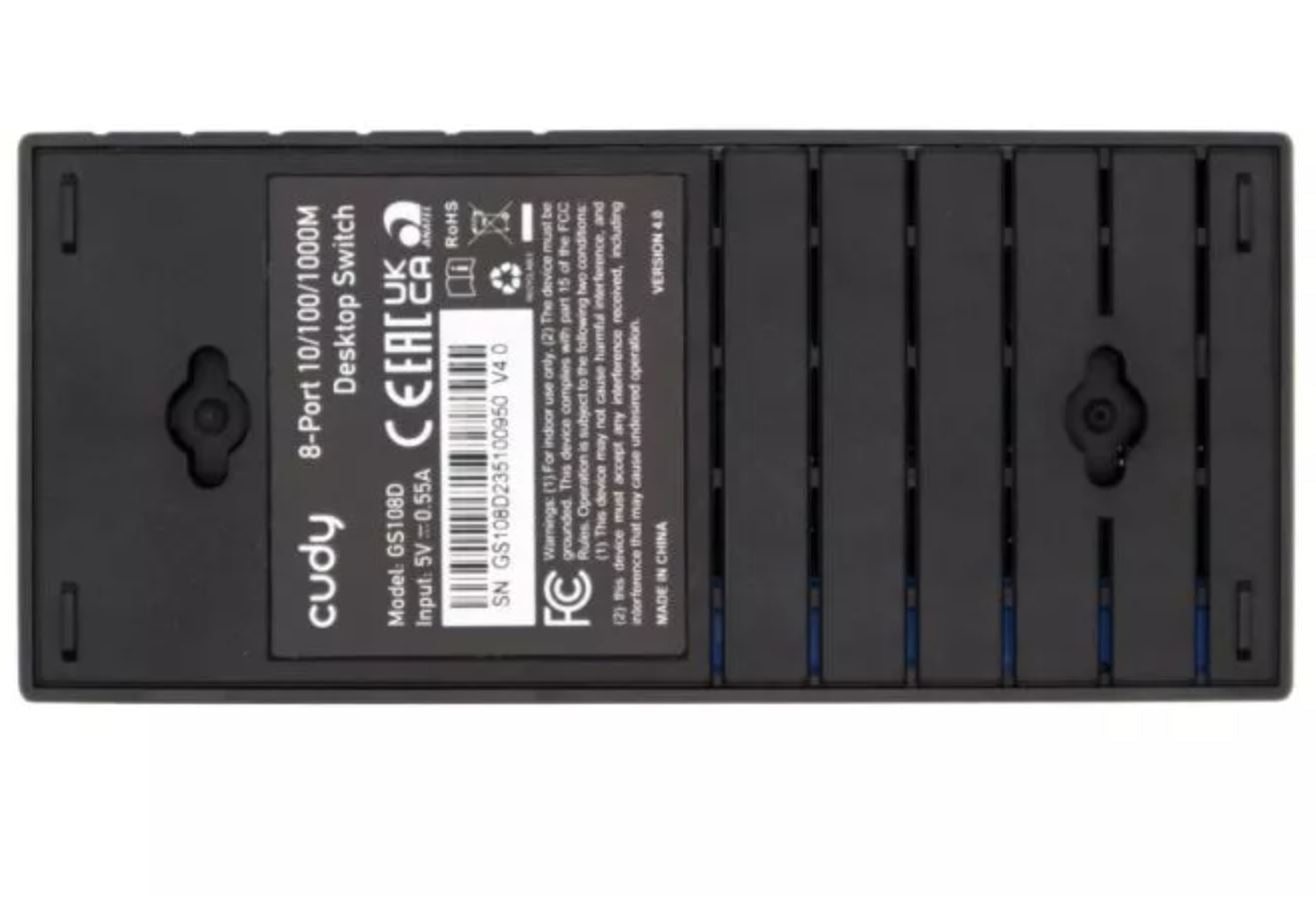 Cudy 8 Port Gigabit Desktop Switch | GS108D