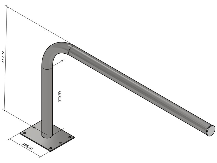 L-Bracket 500x1000x50mm