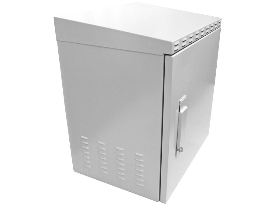 Scoop 12U 450mm Deep Outdoor Cabinet with 2 fans