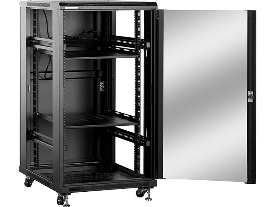 Linkbasic 22U 600 Deep Network Cabinet. 2 Fans & 2 Shelves