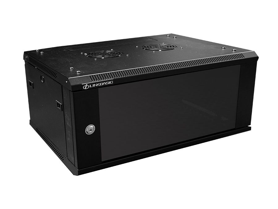 Linkbasic 4U Preassembled Fixed Wall Box Network Cabinet.