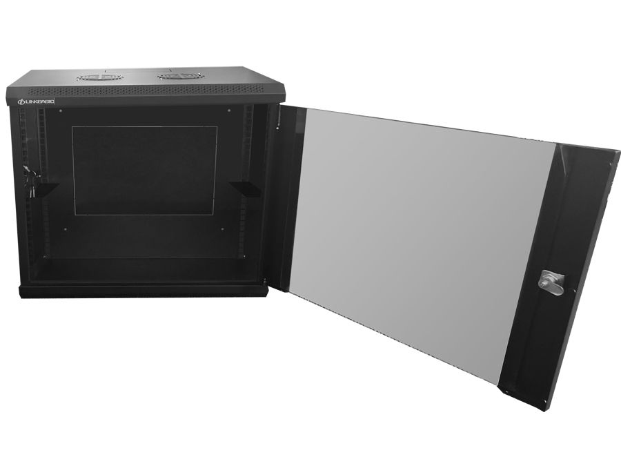 Linkbasic 9U Preassembled Fixed Wall Box Network Cabinet.