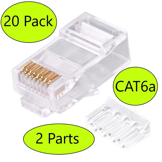 Linkbasic RJ45 Cat6a UTP Modular Plug. (Termination) - 20 plug units