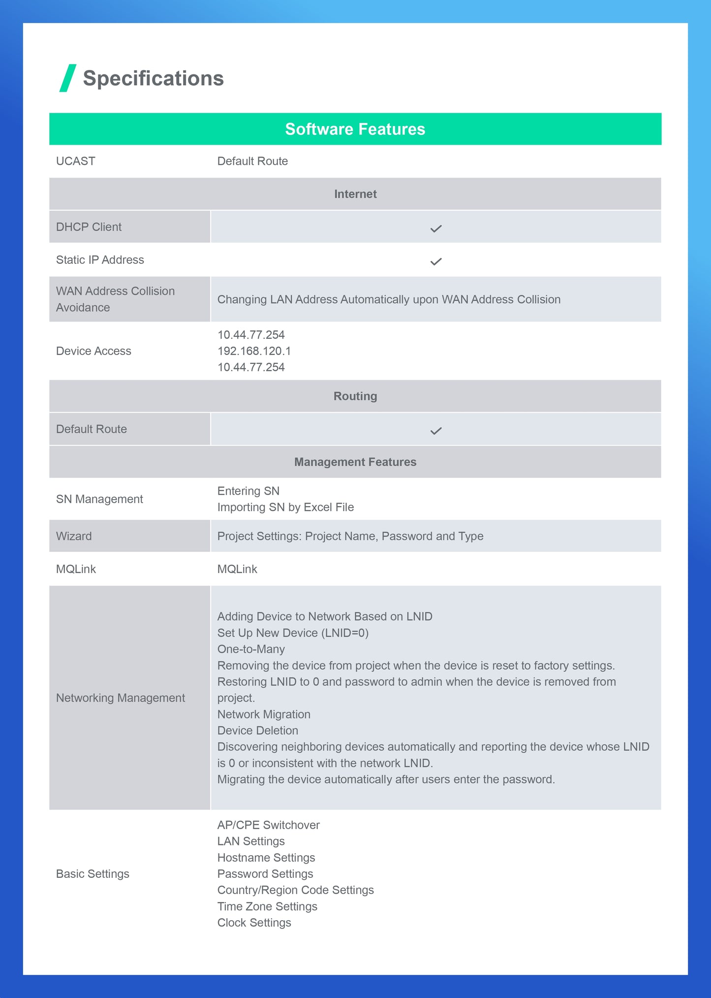 Reyee 2.4GHz 300Mbps 8dBi 70° Pre-Paired Kit | RG-EST100-E
