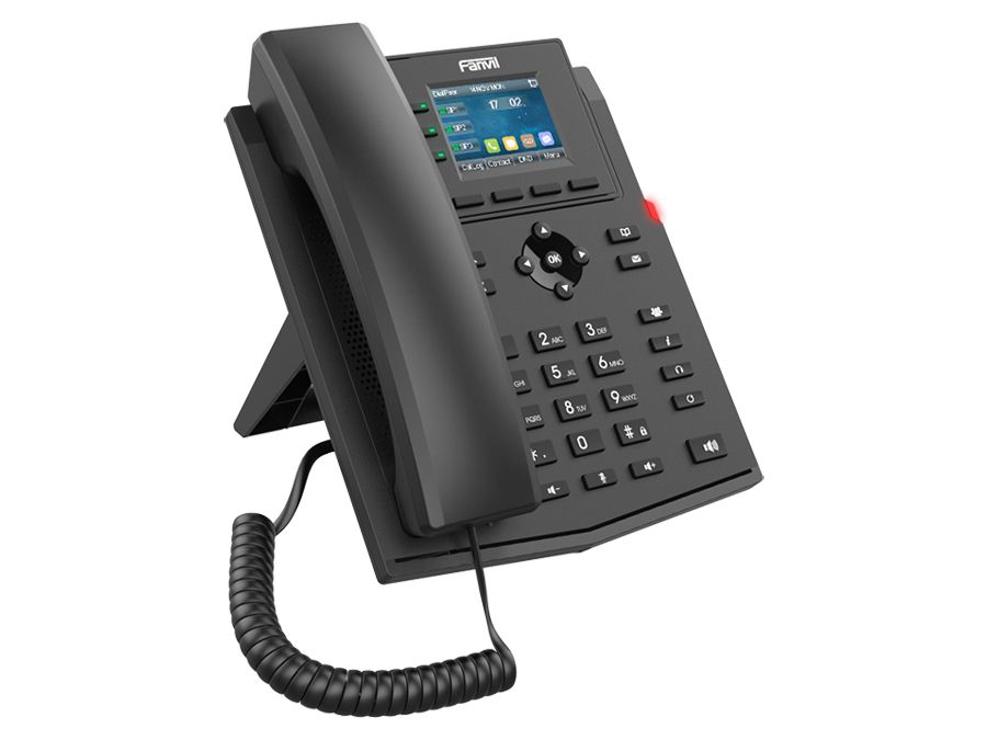 Fanvil: 4SIP Colour Screen VoIP Phone with PSU | X303: WITH POWER SUPPLY