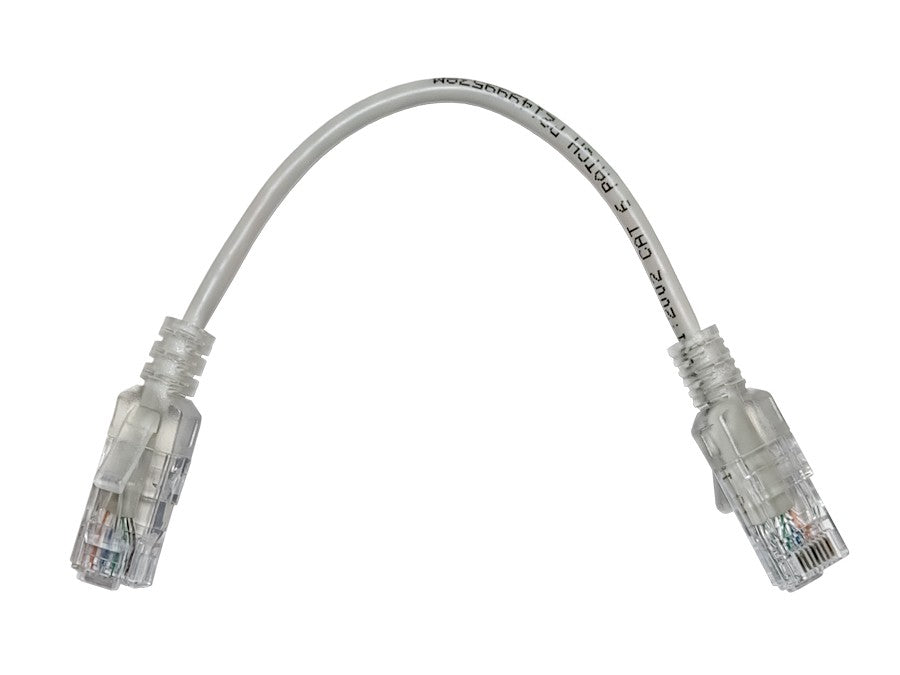 Linkbasic 22cm UTP Cat6 Nano Thin Patch Cable Grey