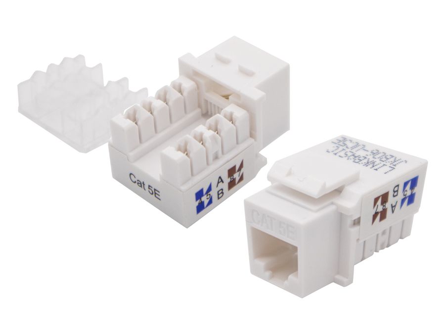 Linkbasic Cat5e UTP Keystone Jack. (Rack), (Termination)