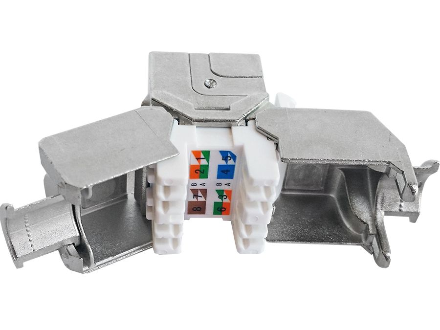 Linkbasic Cat5e Shielded UTP Keystone Jack. (Rack), (Termination)