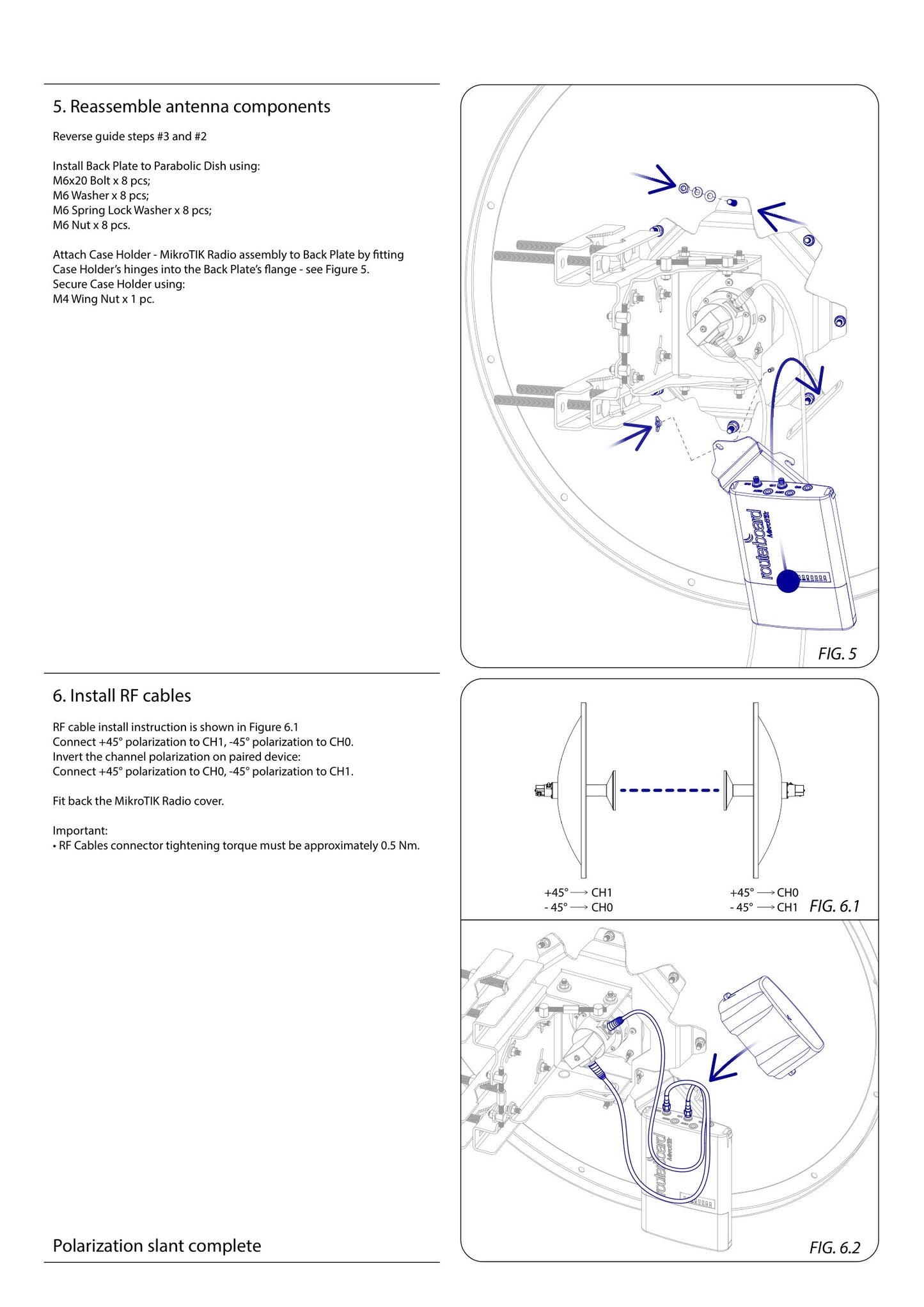 MikroTik mANT30 5.8GHz 30dBi Precision Alignment Dish | MTAD-5G-30D3-PA