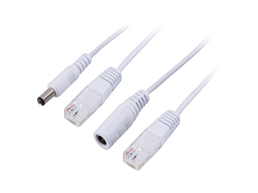 Passive PoE Injector and Splitter Set