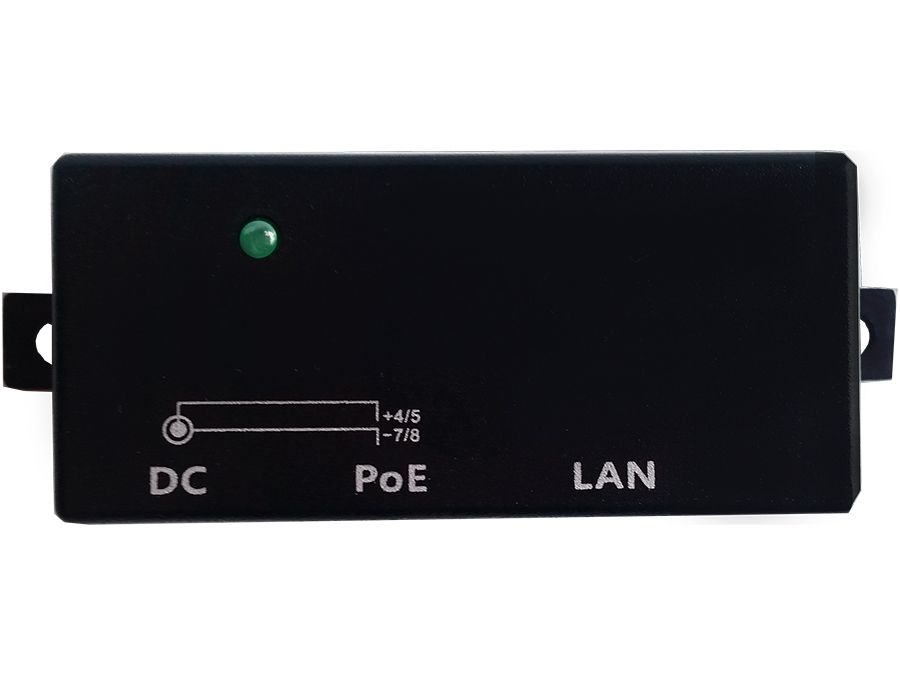 Single Port Fast Ethernet Passive PoE Injector
