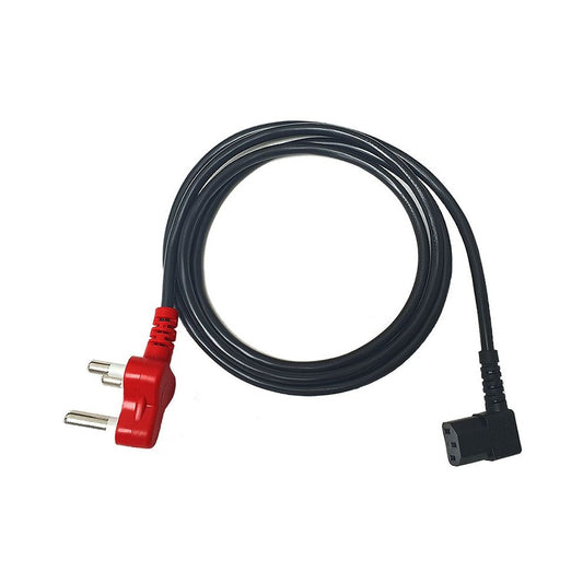 1.8m Right Angled IEC Power Cord With Dedicated Plug Top