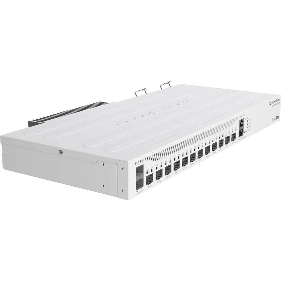 MikroTik Cloud Core 12 Port SFP+ 2 SFP28 4 Core Router | CCR2004-1G-12S+2XS
