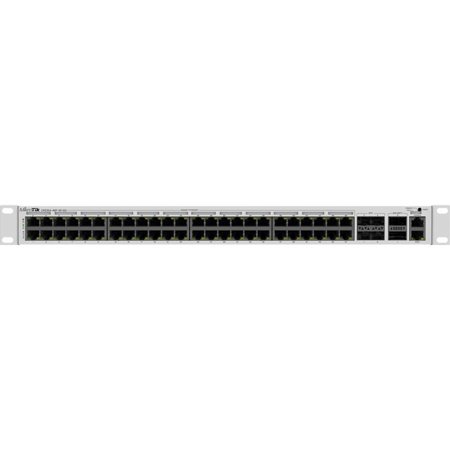 MikroTik Cloud Router Switch 48 Port PoE 700W 4SFP+ 2 QSFP+ | CRS354-48P-4S+2Q+RM