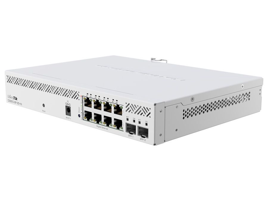 MikroTik SwoS Cloud Switch 8 Port PoE 2 SFP+ | CSS610-8P-2S+IN