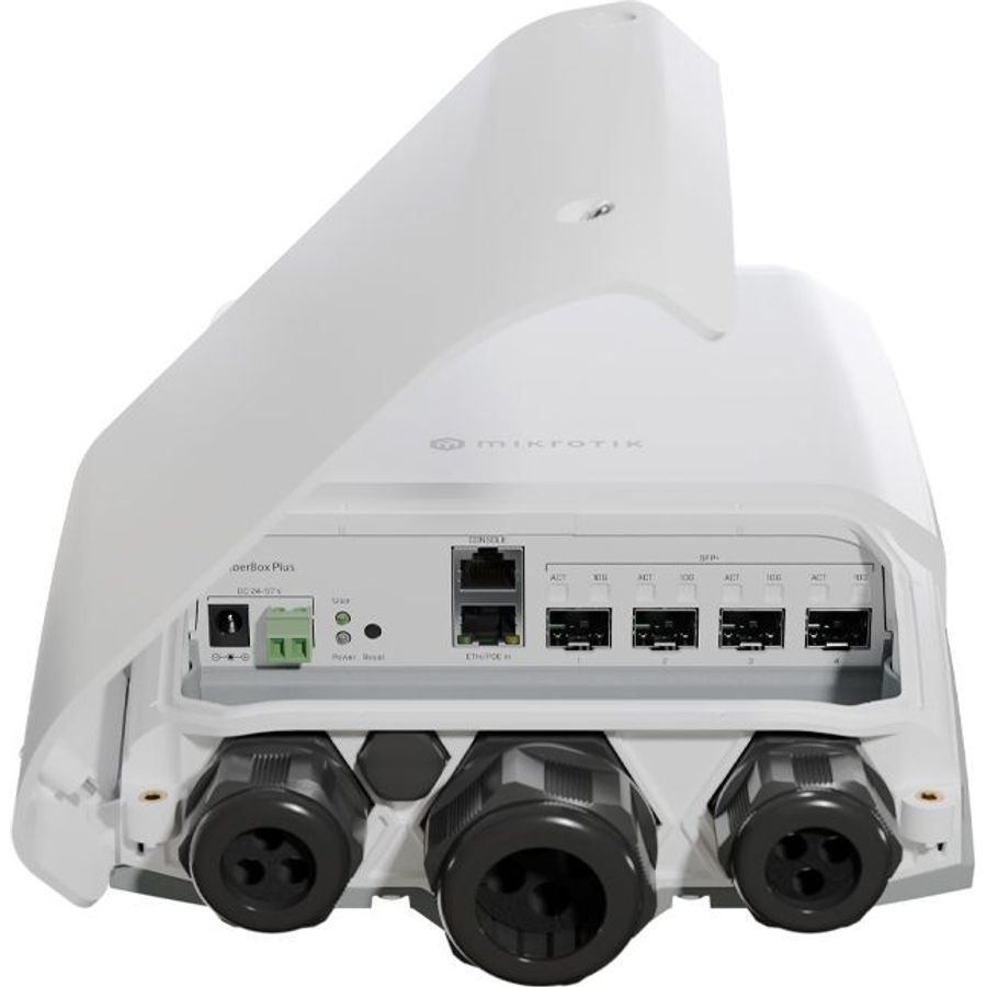 MikroTik FiberBox Plus 4 SFP+ Outdoor Switch | CRS305-1G-4S+OUT