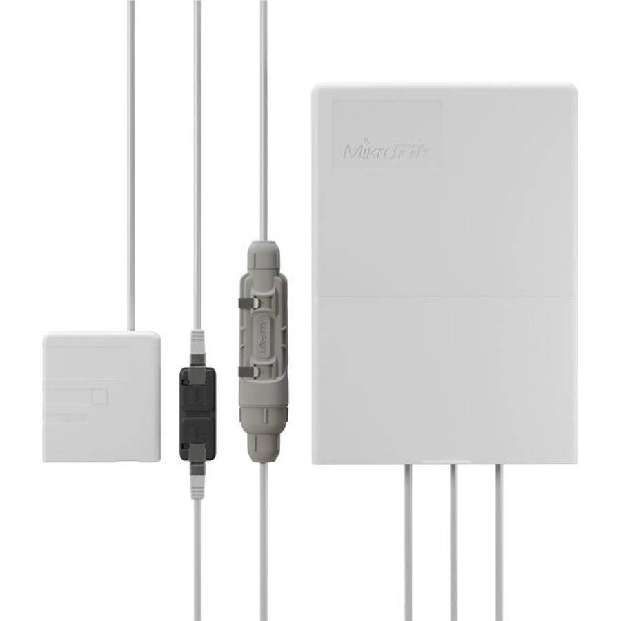MikroTik GPEN21 Smart Media Converter with PoE Pass-through | GPEN21