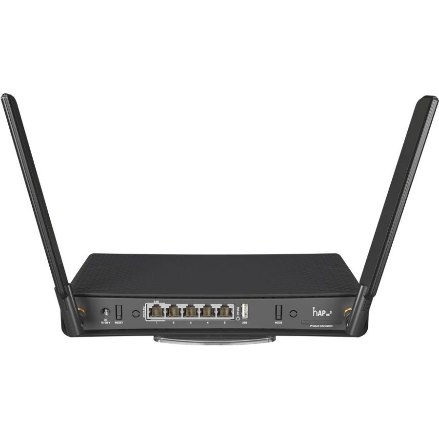 MikroTik hAP ax3 4 Gigabit 1 Port 2.5G PoE 1800Mbps WiFi 6 Router | C53UiG+5HPaxD2HPaxD