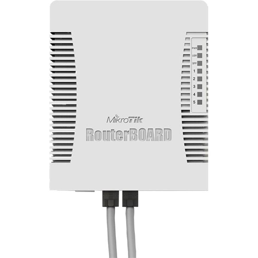 MikroTik hEX PoE 5 Port Gigabit 1SFP PoE Out Desktop Router | RB960PGS