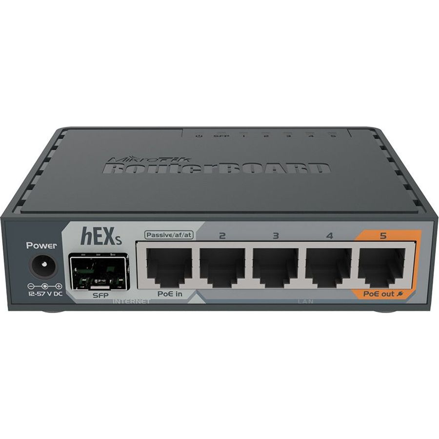 MikroTik hEX S 5 Port Gigabit 1SFP Desktop Router| RB760iGS