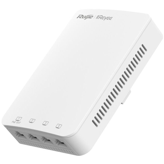 Reyee Dual Band AC 1300Mbps 5 Port Gigabit Mesh In-Wall AP (Access Point) | RG-RAP1200(P)