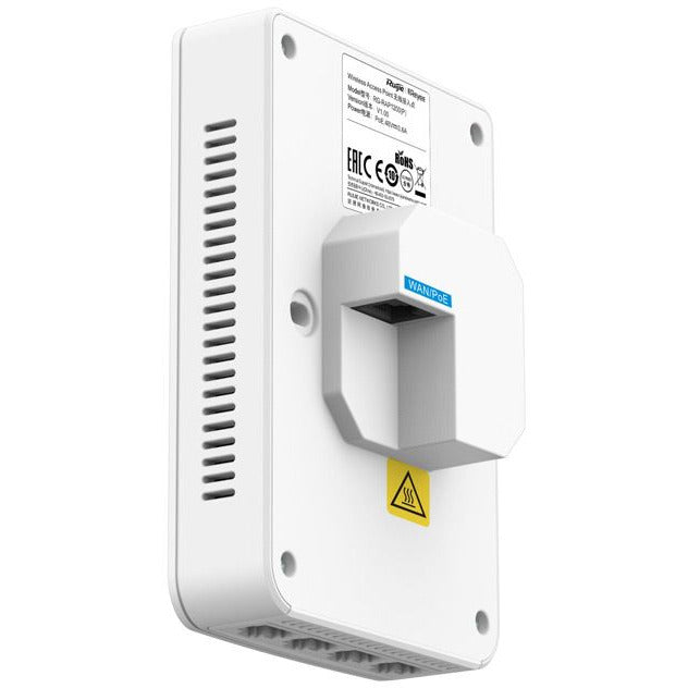Reyee Dual Band AC 1300Mbps 5 Port Gigabit Mesh In-Wall AP (Access Point) | RG-RAP1200(P)