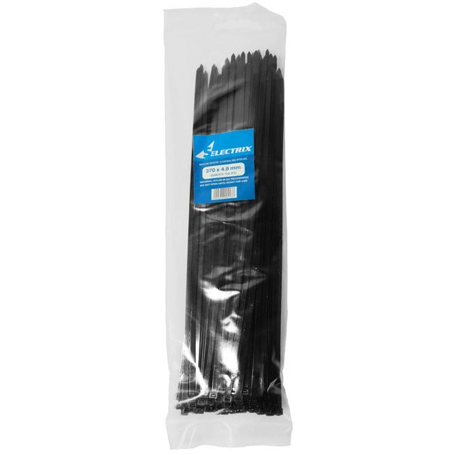 Cable Ties: 370mm x 4.8mm x 100 tie