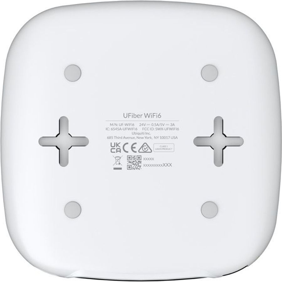Ubiquiti UISP Fiber WiFi 6 GPON CPE with 4 Gigabit Ports | UF-WIFI6