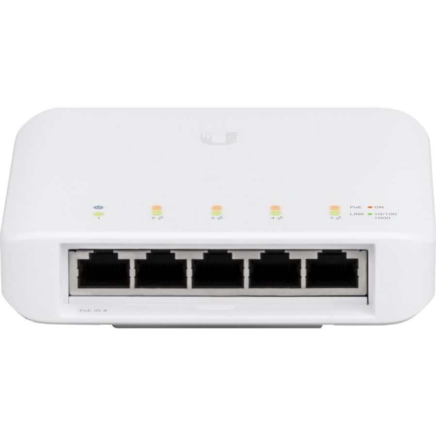 Ubiquiti UniFi Flex Switch 5 Port Gigabit 1PoE In 4PoE Out | USW-Flex