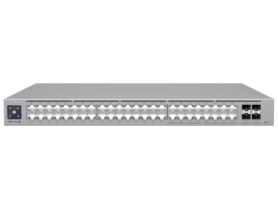 Ubiquiti UniFi Pro Max Switch 48 with 32PoE 16x 2.5Gbps PoE++ 720W | USW-PRO-MAX48P
