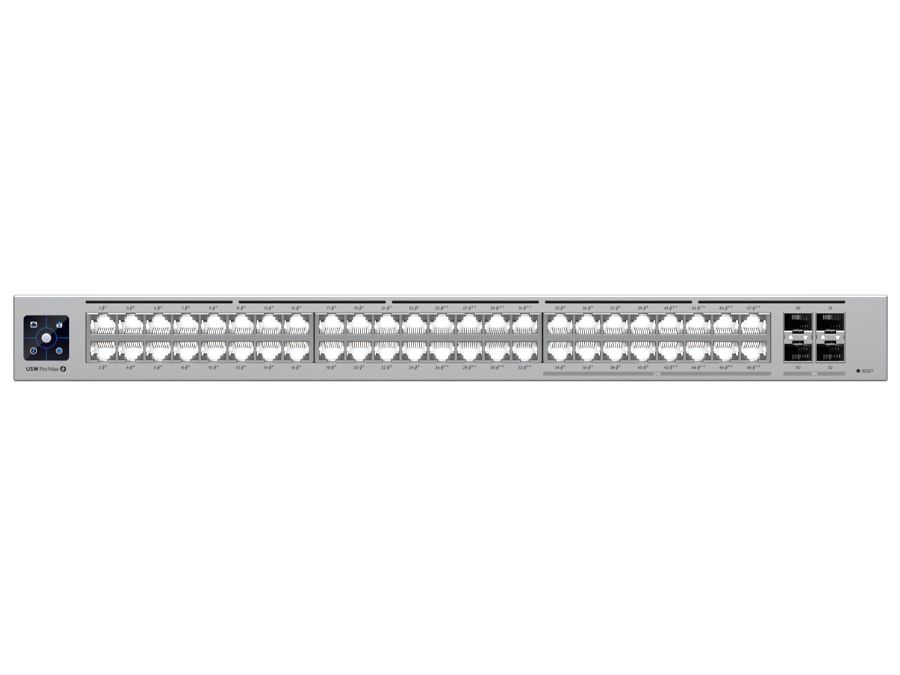 Ubiquiti UniFi Pro Max Switch 48 with 32PoE 16x 2.5Gbps PoE++ 720W | USW-PRO-MAX48P