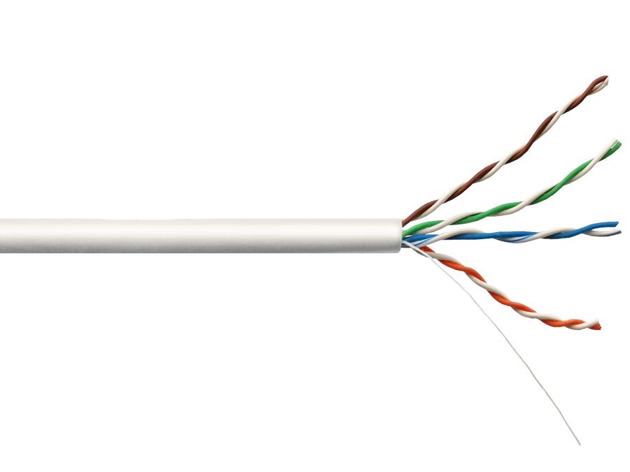 Scoop 305m Box Cat5e CCA White UTP Cable