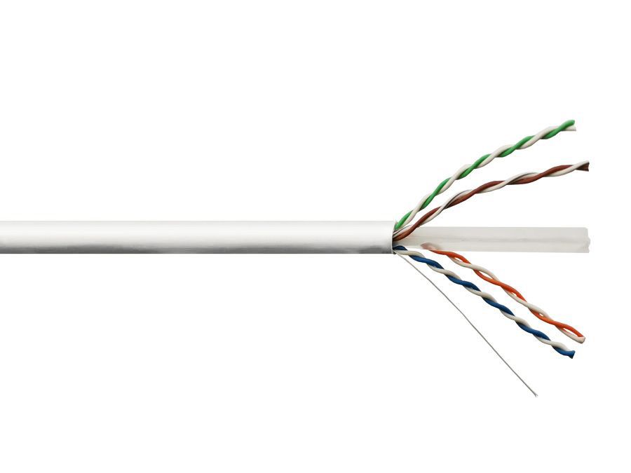 Scoop 305m Box Cat6 CCA White UTP Cable