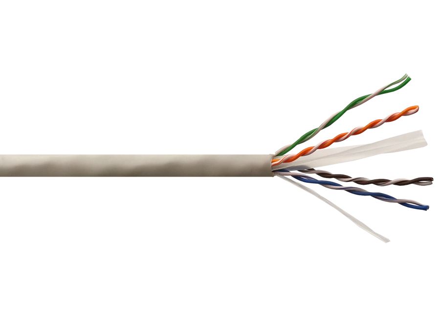 Linkbasic 100M Box Cat6 Solid Grey UTP Network Cable