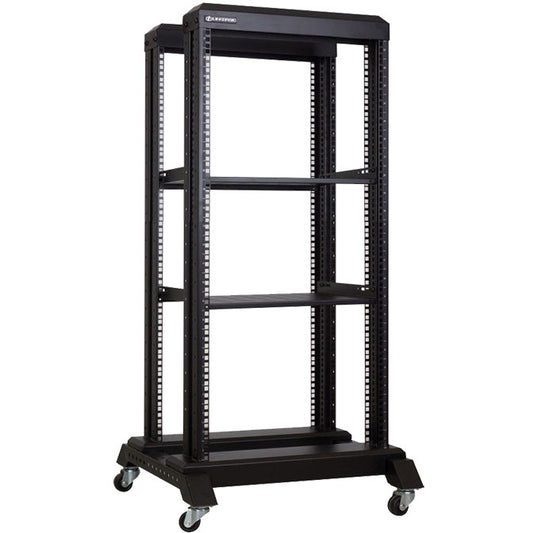 Linkbasic 22U 600 Deep Open Rack Network Cabinet & 2 Shelves