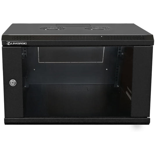 Linkbasic 6U Preassembled Fixed Wall Box Network Cabinet.
