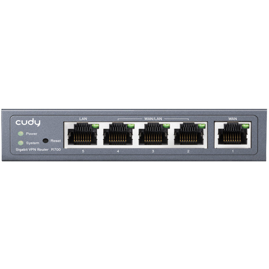 Cudy 5 Port Gigabit Multi-WAN VPN Router | R700
