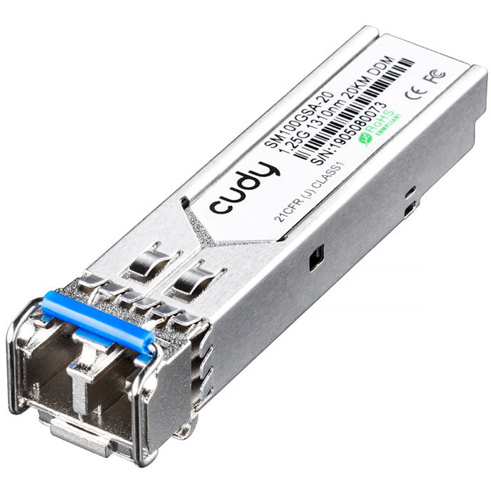 Cudy Single Mode 1.25G LC SFP 1310nm 20km | SM100GSA-20