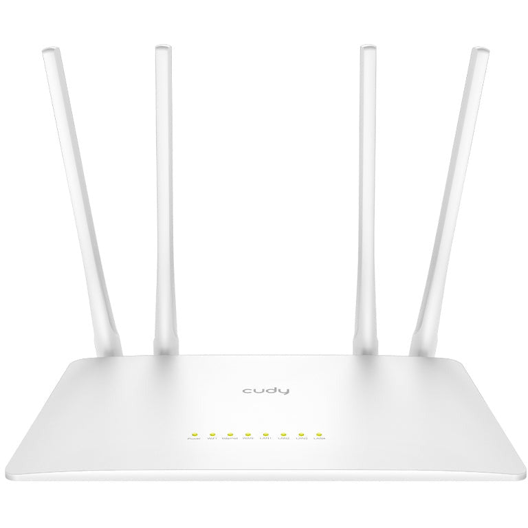 Cudy Dual Band WiFi 5 1200Mbps 5dBi Fast Ethernet Router | WR1200