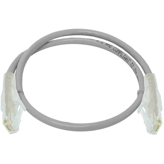 Linkbasic 50cm UTP Cat6 Flylead Grey, Patch Cable.