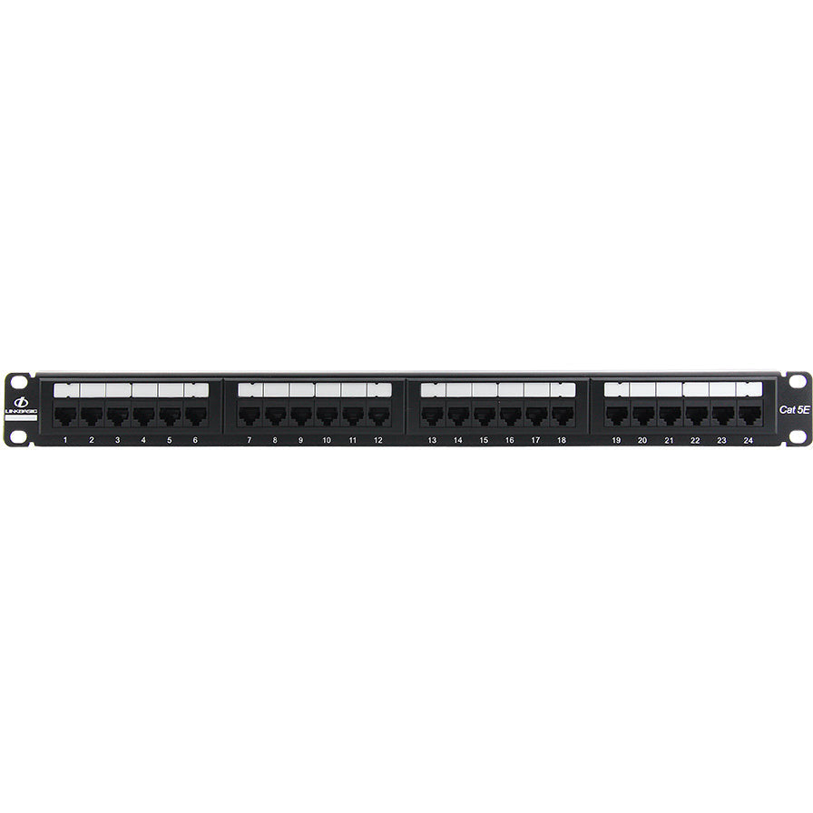 Linkbasic 24 Port Cat5e Rack Mount Patch Panel