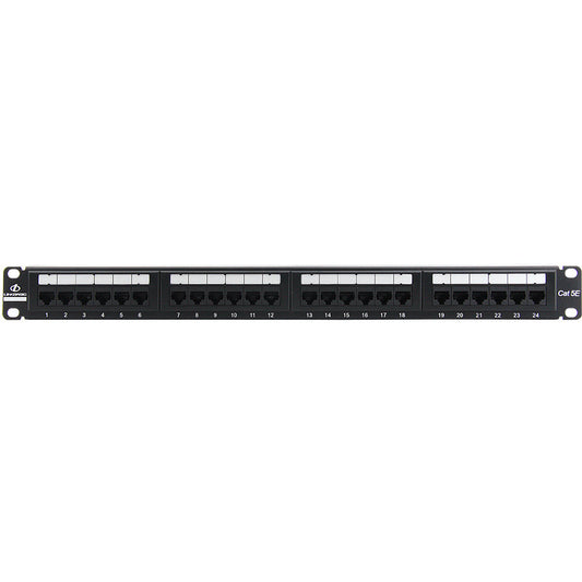 Linkbasic 24 Port Cat5e Rack Mount Patch Panel